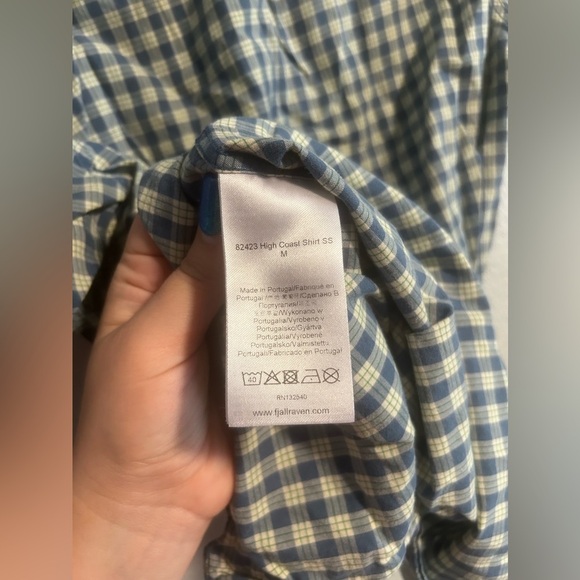 Men’s Fjall raven high coast short sleeve button up shirt - Picture 6 of 7